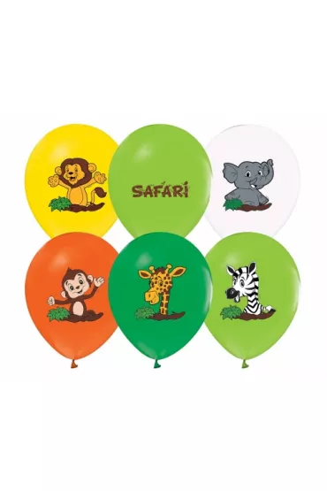 Godan Balony Safari 5 szt.