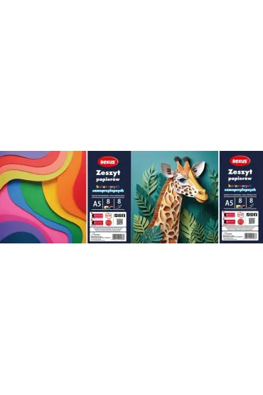 Beniamin Zestaw papier�w kolor. samoprzylep. A5/8K (10 szt)