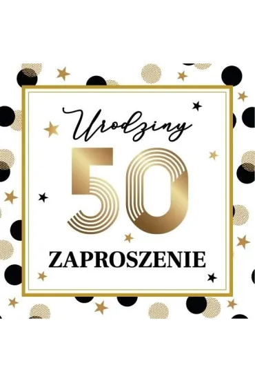 Armin Style Zaproszenie Urodziny 10 szt.