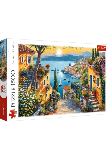 Puzzle 1500 el. Nadmorski widok Trefl