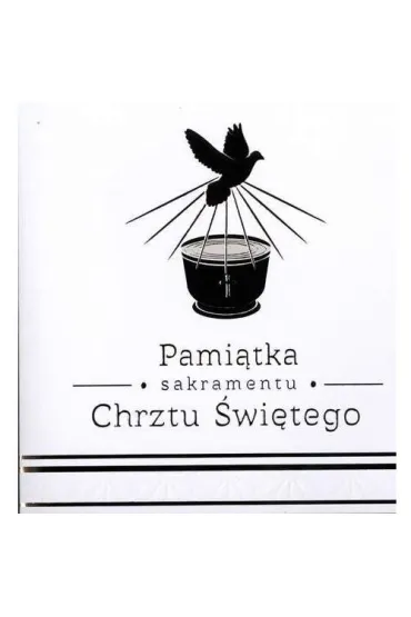Art Nuvo Karnet Chrztu �wi�tego KW BB0123