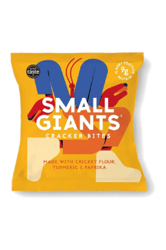 Small Giants Krakersy pieczone kurkuma-papryka wdzona z mk ze wierszczy 40 g
