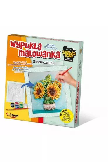 Wypuk�a Malowanka Kwiaty - S�oneczniki Mirage Hobby