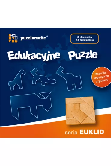 Puzzle drewniane. Seria Euklid Big Fun Republic (Puzzlomatic)