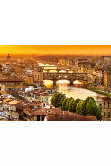 Puzzle 1000 el. Bridges of Florence Castorland