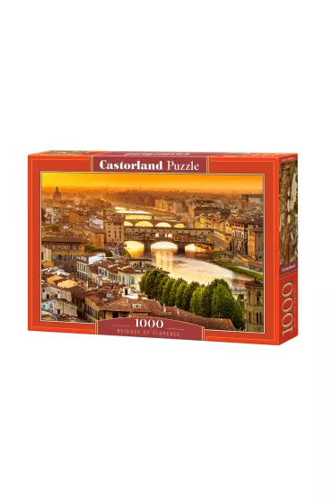 Puzzle 1000 el. Bridges of Florence Castorland