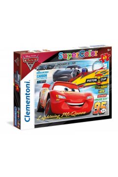 Puzzle 60 el. Supercolor. Cars Clementoni
