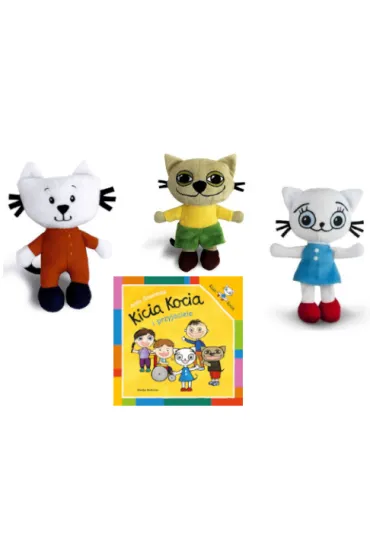 Zestaw: Kicia Kocia i przyjaciele, Kicia Kocia maskotka, Pacek maskotka, Nunu� maskotka - Anita G�owi�ska