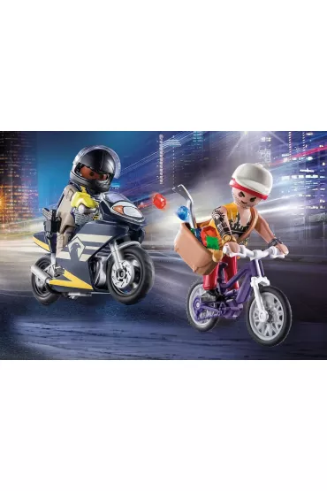 Playmobil City Action Starter Pack Jednostka specjalna ze z�odziejem bi�uterii 71255