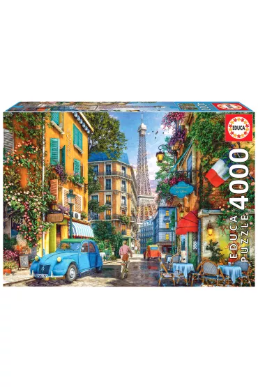 Puzzle 4000 el. Uliczka w Pary�u Educa