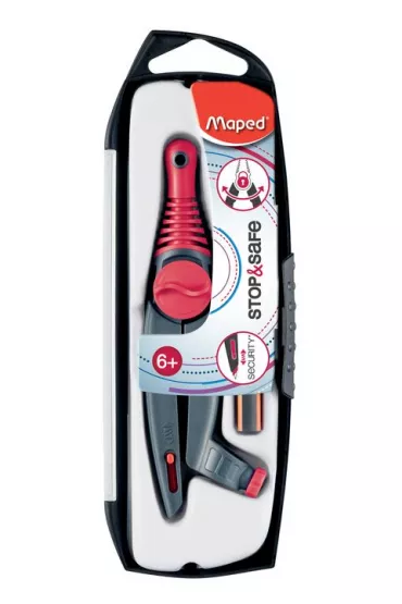 Maped Cyrkiel stop&safe + o�owek pude�ko