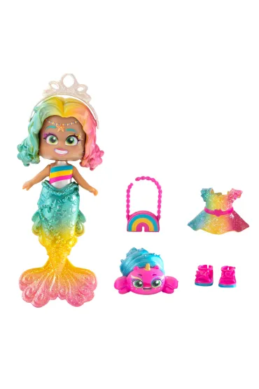 Kookyloos. Kooky Mermaids. Syrena Coral lalka, figurka