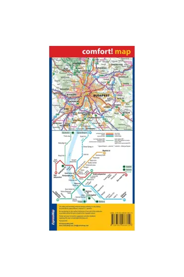 comfort!map Plan miasta Budapeszt 1:13 000