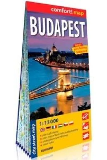 comfort!map Plan miasta Budapeszt 1:13 000