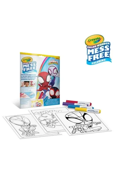 Kolorowanka z magicznymi flamastrami Spidey...