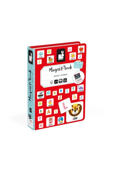 Puzzle Magnetyczna uk�adanka Polski Alfabet Magnetibook Janod