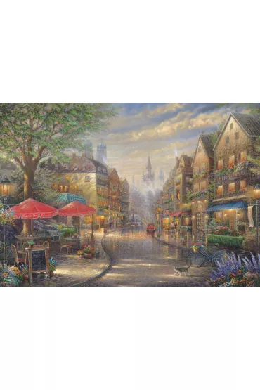 Puzzle 1000 el. Kawiarenka w Monachium G3 - Thomas  Kinkade