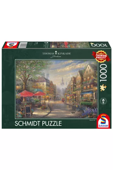 Puzzle 1000 el. Kawiarenka w Monachium G3 - Thomas  Kinkade