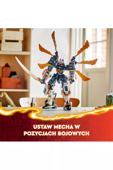 LEGO NINJAGO Tytanowy smok-mech Cole'a 71821