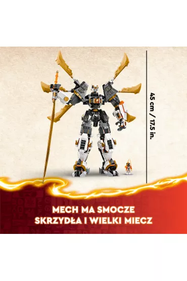 LEGO NINJAGO Tytanowy smok-mech Cole'a 71821