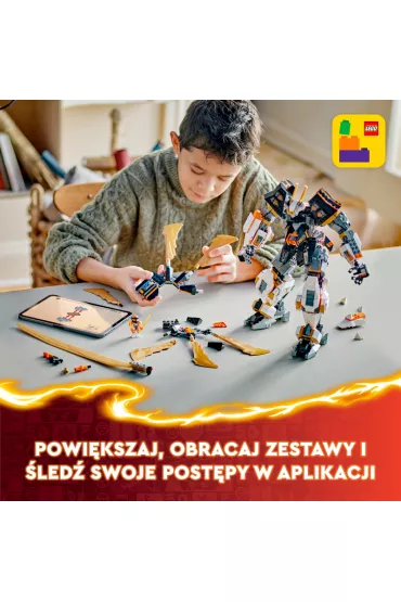 LEGO NINJAGO Tytanowy smok-mech Cole'a 71821