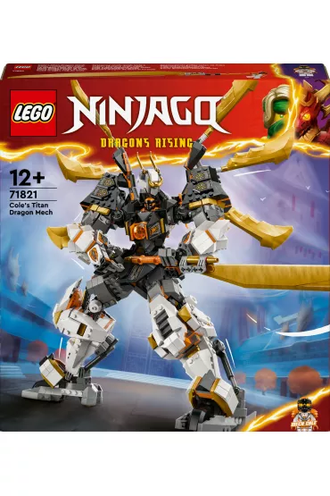 LEGO NINJAGO Tytanowy smok-mech Cole'a 71821