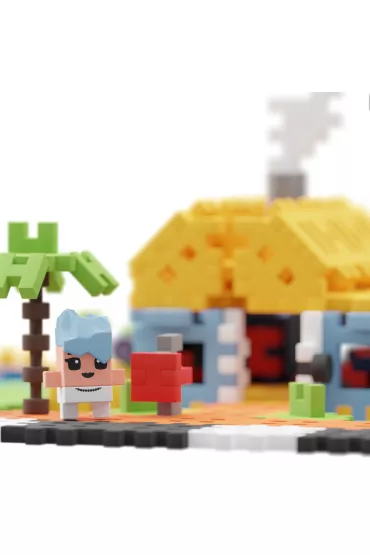 Mini Waffle City Klocki konstrukcyjne Mini Waffle 148 element�w City Dom MARIOINEX 904152