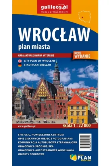 Wroc�aw. Plan miasta 1:22 000 (nowe wydanie)