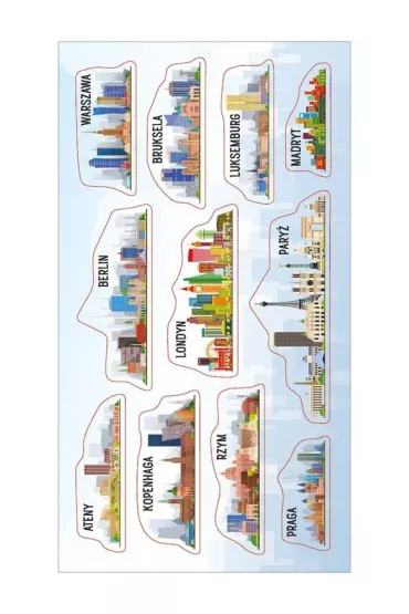 Ranok-Creative Naklejki Panoramy miast Europy