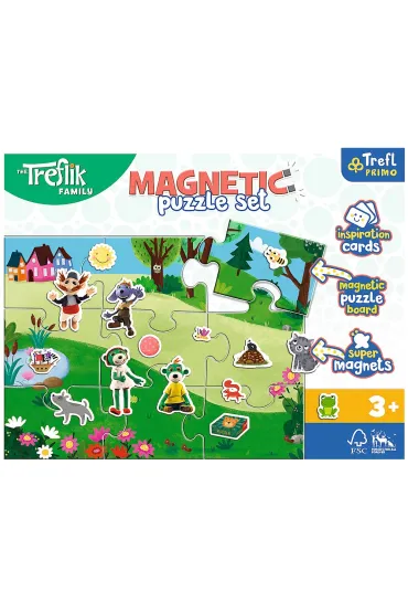 Puzzle magnetyczne - Treflikowy dzie�