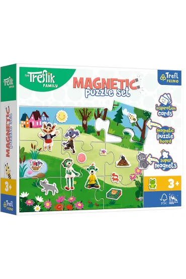 Puzzle magnetyczne - Treflikowy dzie�