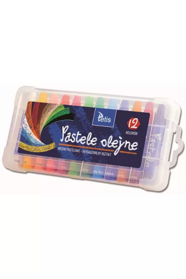 Tetis Pastele olejne heksagonalne 12 szt.