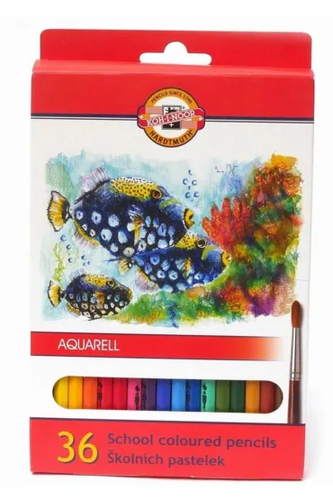Koh-I-Noor Kredki akwarelowe 36 szt.