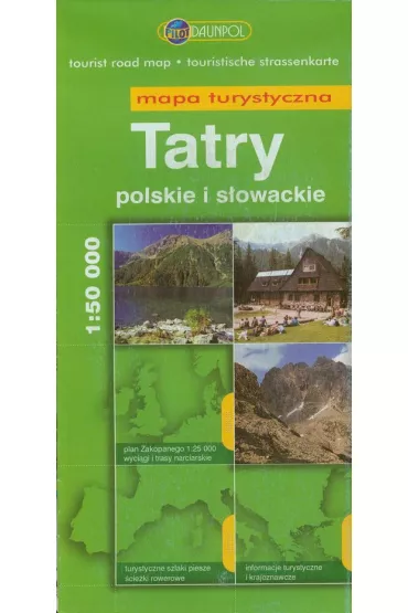 Tatry polskie i s�owackie mapa tur.1:50000