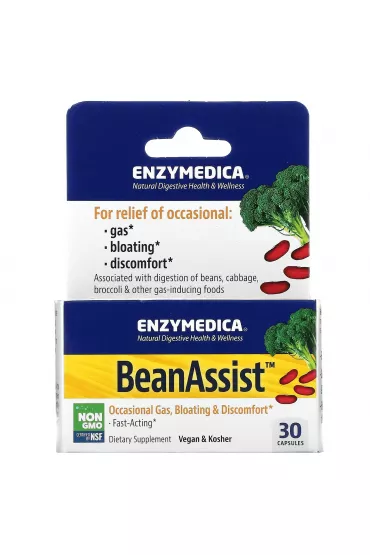 Enzymedica BeanAssist Suplement diety 30 kaps.