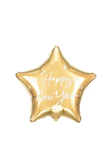 PartyDeco Balon foliowy Happy New Year 47x50 cm
