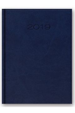 Kalendarz 2019 31DR A4 ksikowy dzienny niebieski