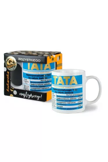 Kukartka Kubek premium Tata, procentowa zawarto�� Q-895