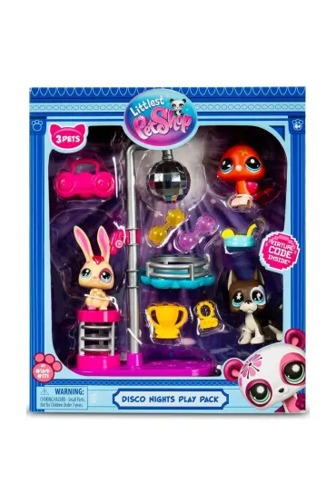 Littlest Pet Shop Disco z 3 figurkami seria 3 LPS00637