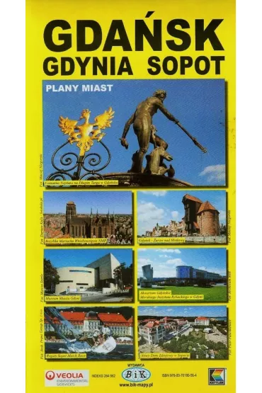 Plany miasta Gda�sk 1:10 000, Gdynia i Sopot 1:15 000