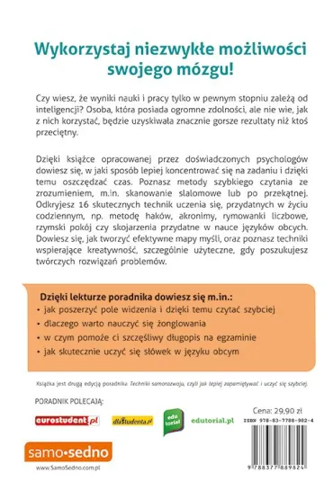 Jak uczy� si� szybciej i skuteczniej. Techniki, wskaz�wki, �wiczenia! - Krzysztof Minge, Natalia Minge