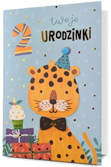 Karnet okazjonalny B6 z kopert� 1 Urodziny PAN DRAGON HM200-3126