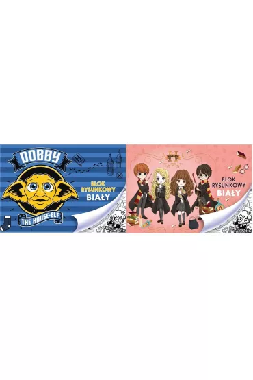 Beniamin Blok rysunkowy A4 Harry Potter bia�y 20 kartek