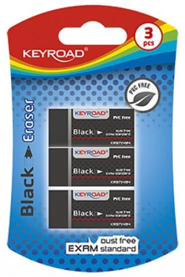 Keyroad Gumka uniwersalna 3 szt.