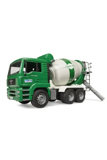 MAN TGA Betoniarka bia�o - zielona BRUDER BR-02739