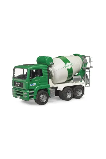MAN TGA Betoniarka bia�o - zielona BRUDER BR-02739