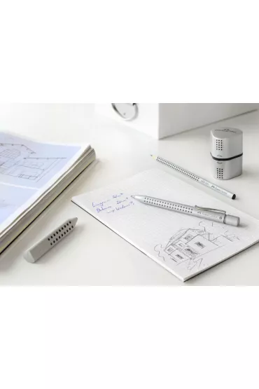 Faber-Castell Gumka Grip 2001 - szara (187100 FC)