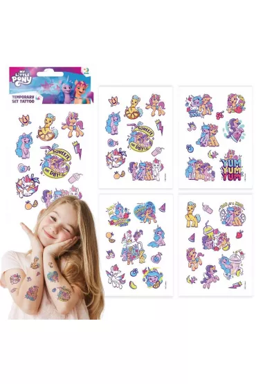 Zestaw tatua�y zmywalnych dla dzieci My Little Pony Maksik