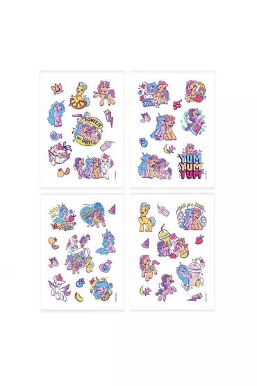 Zestaw tatua�y zmywalnych dla dzieci My Little Pony Maksik