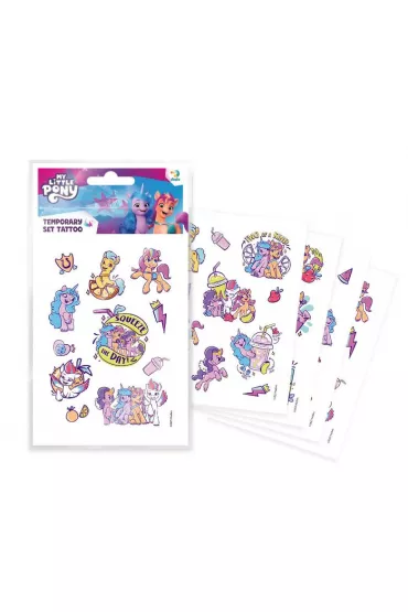 Zestaw tatua�y zmywalnych dla dzieci My Little Pony Maksik